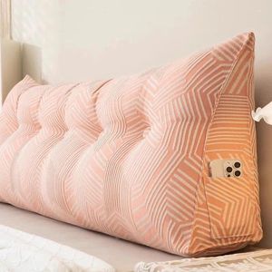 Pillow Long Reading Sofa S Rectangle Linen Retro Stuffed Seat Puffs Recliner Dorm Funny Cojin Para Silla Decoration