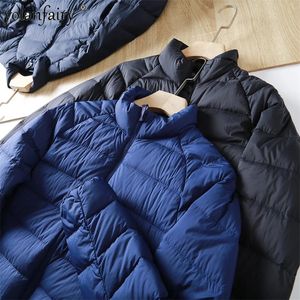 メンズダウンパーカーの膨らみジャケット男性コートとSオスの軽量風の柔らかいふわふわした服FC 231023の秋の冬