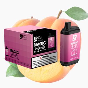 Cigarro eletrônico de vapor de fábrica ZOOY Magic 7000 Puffs Bar 2% 5% Vape Pods descartáveis com baterias recarregáveis de 650mAh 16ML Cartucho pré-cheio Pod Box