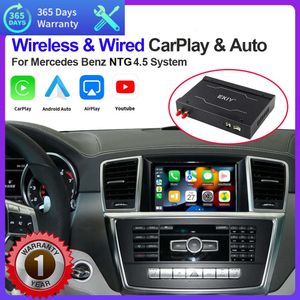 Новая автомобильная беспроводная система CarPlay для Mercedes Benz ML GL W166 X166 2013-2015 NTG 4,5, система с Android Auto Mirror Link, функции AirPlay