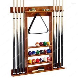 Kitchen Storage Billiard Rod Rack Table Tennis Products Hanging Device Ball Room Wall-Mounted Display