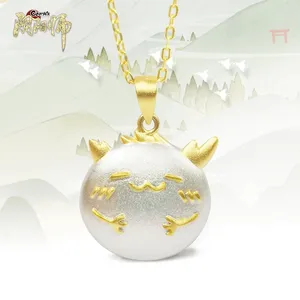 Pendants Onmyoji S925 Pure Silver Necklace Cartoon Ibaraki-douji Pendant Game Women Girls Fashion Kawaii Jewelry Birthday Gifts