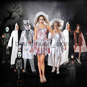 Tematdräkt Halloween Costume Cosplay Stage Performance Costume Ghost Bride Dress Nurse Doctor Costume J1024