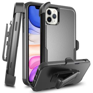 Commuter 3 em 1 Casos de defesa de aventureiro para serviço pesado Proteção militar à prova de queda com clipe Blet para iPhone 15 14 13 12 11 Pro Max XR XS 8 7 6 Plus