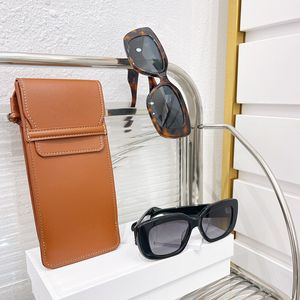 Óculos de sol Top Luxury Designer Womens e Mens Óculos Premium Box Frame Retro Óculos de Sol com Caixa Elegante e de Alta Qualidade CL40216U