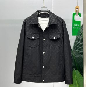 Herrjackor 2023 Autumn/Winter New Polo Collar Workwear Men's Jacket Fashion Casual Men's Outterwear Coats