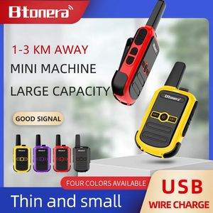 Walkie Talkie Mini Walkie Talkie Btonera BT-310 Tragbares Zwei-Wege-Radio PMR FRS Radio Comunicador Kinder-Walkie-Talkie mit großer Reichweite für El Busin 231023