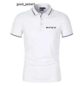 Polo T-Shirt Erkekler Polos Tasarımcısı Erkekler Polo Gömlek Lüks Hugo Mektubu Günlük Kısa Kollu Patron Mod Moda Gevşek Yahudi Yarım Giyim T-Shirt 2 S8io