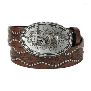 Belts Teen American Style Waist Belt For Dresses Ladies With Carved Buckle