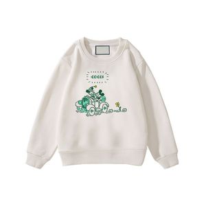 デザイナースウェットシャツボーイガールキッズデザイナーパーカートップスルックスリー長袖子供冬の服秋のセーター