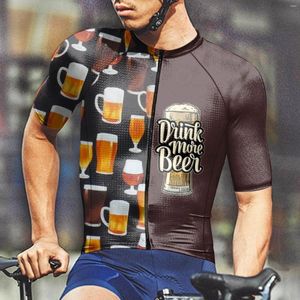 Men's T Shirts Land Sleeve Shirt Men Male Summer Fashion Sports Cycling Clothing 3D Printing Edition V Neck For