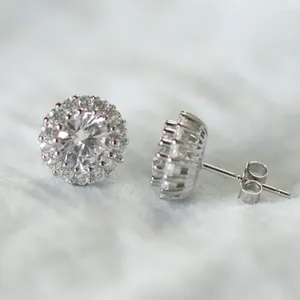 Stud Küpe Diwenfu 925 Gümüş Sterling Beyaz Elmas Takı Küpe KURUMLAR İÇİN BOHEMIA