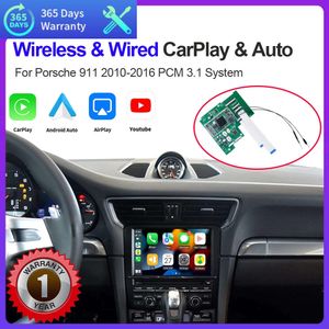 New Car Wireless CarPlay For Porsche 911 PCM 3.1 7" 2010-2016 Linux System With Android Auto Interface Mirror Link AirPlay Function