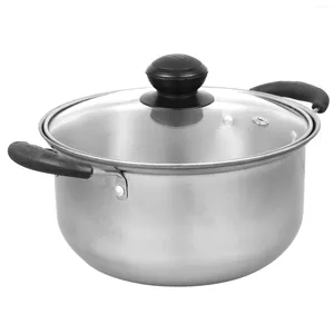 Pans Saucepan Lid Stainless Steel Milk Pot Kitchen Practical Healthy Cookware Baby