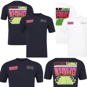 2023 새로운 F1 드라이버 스페셜 티셔츠 포뮬러 1 팀 스포츠 티셔츠 여름 레이싱 팬 패션 브랜드 Mens 여성 티셔츠 캐주얼 저지