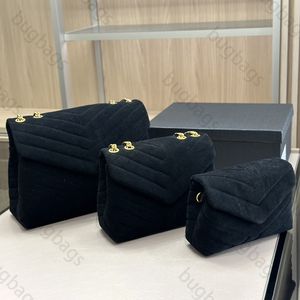 حقيبة مصممة للسيدات في Loulou Velet Counter Counter Bags Black Brown Crossbody Facs Duide Luxurys حقائب اليد 2023