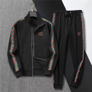 Designer Mens Tracksuit Luxury Men Sweatsuits Long Sleeve Classic Fashion Pocket Running Casual Man Clothes Outfits Pants Jacket Tvådel Kvinnors Sportdräkt