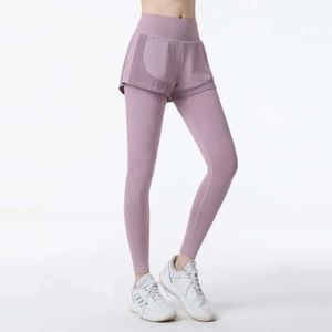 2024 Lu Lu Pant Yoga Lemon Mulheres Plus Size Gym Sports Leggings Bolsos Sportswear Push Up Calças de Fitness Active Wear Collants Alo Running Athletic