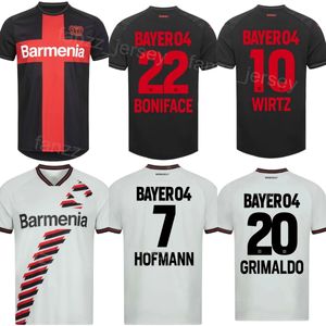 23/24 Club piłka nożna Alejandro Grimaldo koszulka 04 Bayer Leverkusen Florian Wirtz Jeremie Frimpong Jonas Hofmann Victor Boniface Lukas Hradecky Football Kits