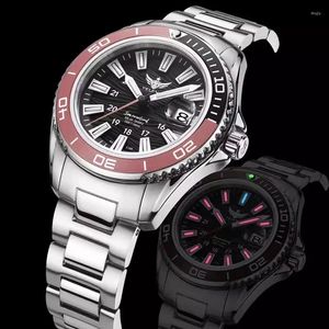 Armbanduhren 2023 Yelang H3 T100 Luminous V1214 Japan VS43 Eco-Drive 36mm Damenmode Casual WR100M Swim Diver Uhr