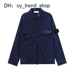 Stones Island Jacket Męski rękaw męski Patched Women Men Men Patruj Streetwear Down Windbreaker Stone Kurtka CP Comapny Compagnie CP 21