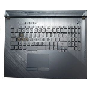 Laptop palmrestkeyboard para asus G731GU-1F nova capa azul com retroiluminação com touchpad kr coreano 90nr01t6-r33ko0 v185062gs1 kr