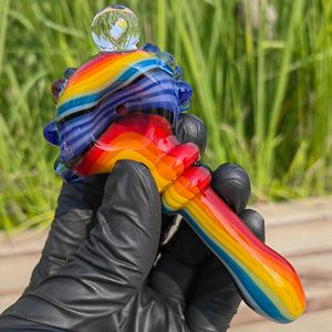 tubo di erbe in vetro tubo di vetro arte funzionale Accessori per fumo arcobaleno opal pirex tubo di vetro