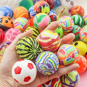 Party Favor 5Pcs 42mm Assorted High Bounce Rubber Balls Kids Gift Funny Floating Juggling Jumping Outdoor Sports Toys Bouncing