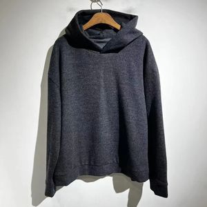 2024SS Vintage Casual Woolen Overdized Hoodies Streetwear Hooded Sweatshirts herrkläder