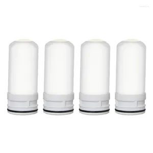 Kitchen Faucets 4 PCS Tap Faucet Shower Filter Cartridge Percolator Cleaning Method Durable Water Purifier Easy To Install And Clean