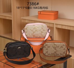 New Coated Presbyopic Camera Bag European and American Retro Hand Bag Shoulder Crossbody Small Square Bags