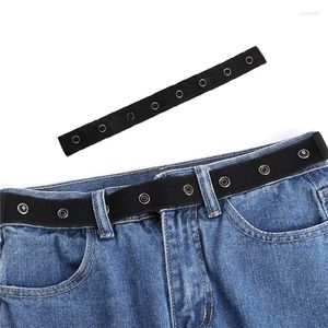 Bälten Kvinnor Buckle-Free Elastic Invisible For Jeans Belt utan spänne midjejustering unisex stretch