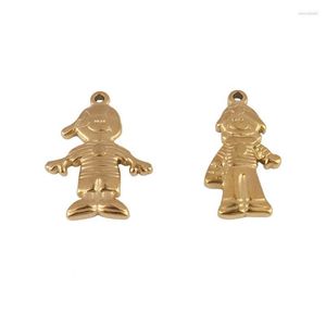 Charms 5 Pack Brand Stainless Steel Oil Little Boy Pendants DIY Jewelry Casting Women Necklaces Bracelets Accessories Earrings Gift