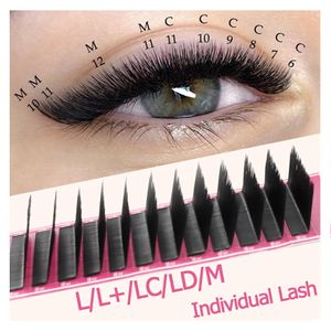 Falsche Wimpern Rujade M LC L Curl Lash Extension MIX Matte Faux Mink Individual LU L LD Makeup Cilios 231024