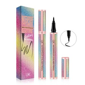 QIC Wasserdichter Sternenhimmel-Eyeliner-Stift, 36 Stunden lang anhaltender flüssiger schwarzer Eyeliner-Stift, glatte Augen, Make-up-Tools