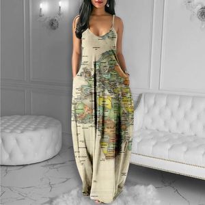 Casual Dresses 2023 Strap Image Digital Printing Style Street Dress