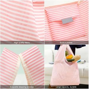 Storage Bags Shopping Bag Foldable Environmentally Friendly Portable Supermarket Oxford Cloth Tote Durable