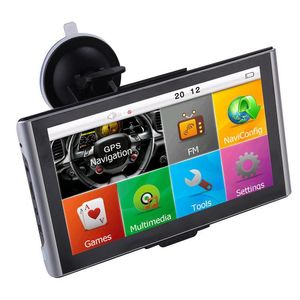 Car Truck GPS Navigation With Bluetooth AVIN FM 8GB Sun Shade Visor Capactive Screen GPS Navigator ZZ