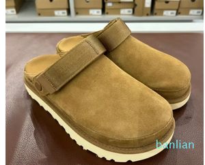 Designer Clog Pantofole Boston Golden Star Sandalo da spiaggia Donna Uomo Tasman Autunno Senape Seme Castagna Inverno Estate Scuffs