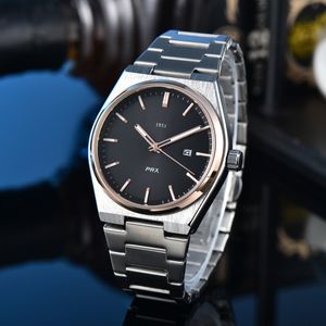 Top-Marke Tissoity Armbanduhren Männer Frauen Uhren Drei Nadeln Quarzuhr 1853 Luxus-Armbanduhr Stahlband Mode PRX Designer-Uhren Armband ti002