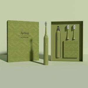 ApiYoo Roman Column Design Gift Box Packaging Teeth Whitening Rechargeable OEM  Sonic Electric Toothbrush