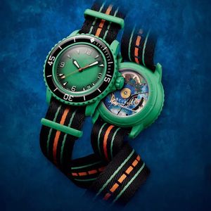 Nowy zegarek oceaniczny męskie zegarek bioceramiczne automatyczne zegarki mechaniczne najwyższej jakości pełna funkcja Pacyfiku Ocean Ocean Ocean Indian Watch Watch Watche Watche