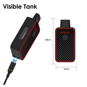 Großhandel 4ml 5ml D8 D9 HHC Dickes Öl Einweg -Keramik -Spulen -Mod Pod leerer nachfüllbarer Ölwagen Starter Kits Pod Cart Custom Vaporizer Pen Eu UK USA Deutschland