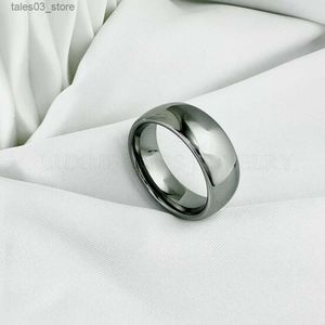 結婚指輪Mulit-width 2mm Wemen's Tungsten Wedding Ring for Men Fashion Engagement Domed Bands Polided Finish Comfort Fit Q231024