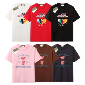Erkek Tasarımcı T-Shirt Yaz Gu Gömlek Lüks Marka Tişörtleri Erkek Kadınlar Kısa Kollu Hip Hop Sokak Giyim Üstleri Şort Giysileri G-35