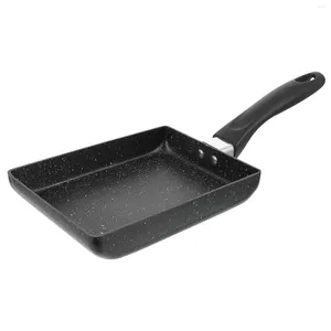 Pans Pot Pancake Non-stick Fried Egg Square Frying Aluminum Flat Bottom Omelette Breakfast