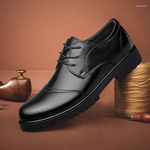 Kleid Schuhe Männer Oxfords Mode Leder Handgefertigt Schwarz Formal Für Lässige Winter Warme Flache Stiefel