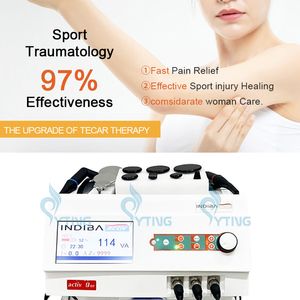 Tecar Indiba Machine CET RET RF Physiotherapy Pain Relief Skin Tightening Fat Removal Body Slimming Machine