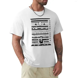 Herren Polos Bar Code Pun T-Shirt Grafik T-Shirt Ästhetische Kleidung Jungen Animal Print Shirts T-Shirts