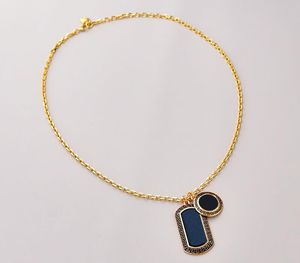 RealFine888 vs Meidussa Pendant Halsband i guldikoniska smycken lyxdesigner för kvinna med låda